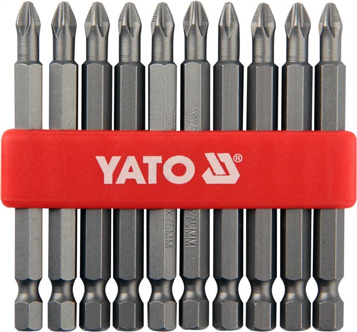YT0480 Yato Set of cross bits ph2 1/4" 75mm 10pcs