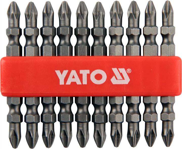 Yato YT-0481 Double-sided bit set + holder ph2 1/4" 65mm YT0481