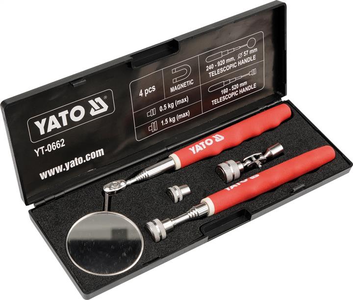 Inspection kit for inspection, kit mirror and holder Yato YT-0662