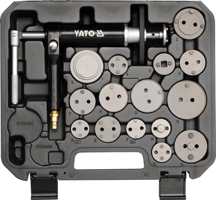 Yato YT-0671 Disc brake pad and caliper 16 pcs YT0671