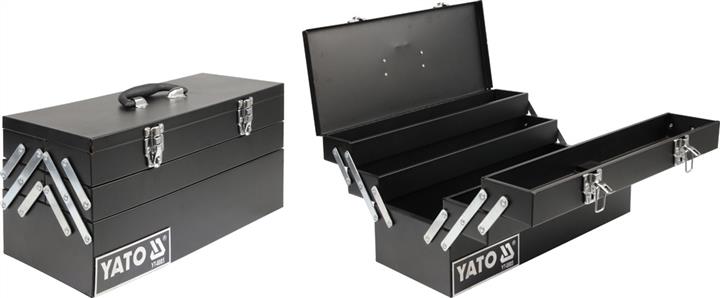 Yato YT-0885 Metal tool box 460x200x225 mm YT0885
