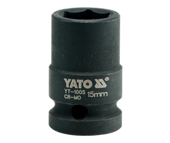 Yato YT-1005 Hexagonal Impact socket 1"/2" 15 mm YT1005