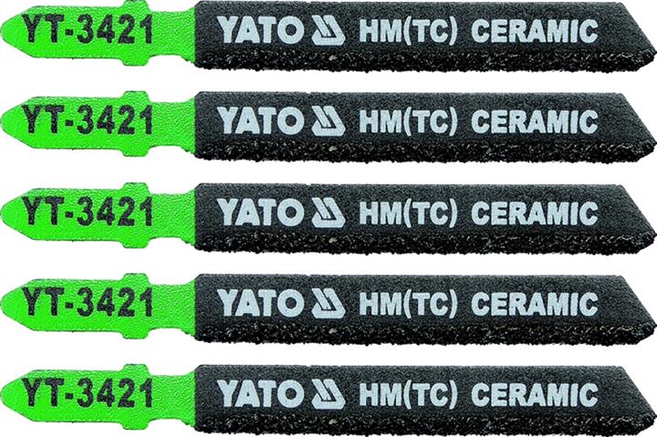Yato YT-3421 Jig saw blade type t, for ceramic, 5 pcs YT3421