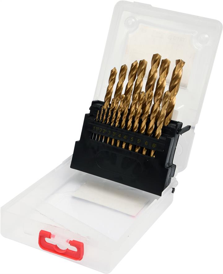 YT44675 Yato Twist drill bit set hss-tin 19pcs 1-10mm