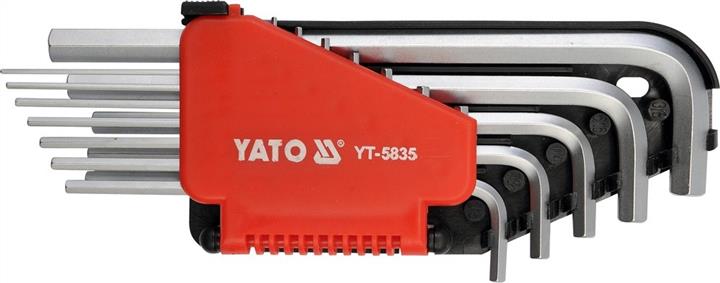 YT5835 Yato Hex key set, long 12 pcs