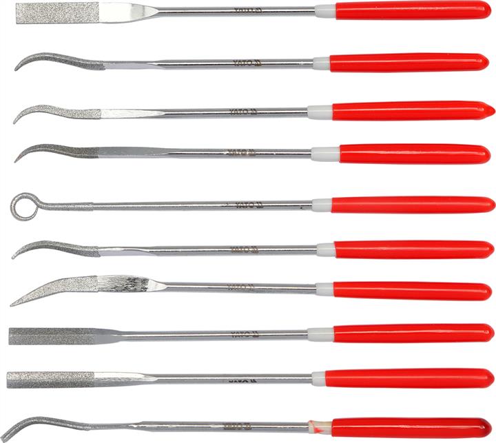 YT6145 Yato Set of diamond files 140 mm, 10 pcs