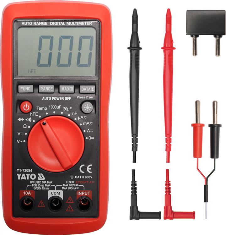 Yato YT-73084 Digital multimeter, auto range YT73084