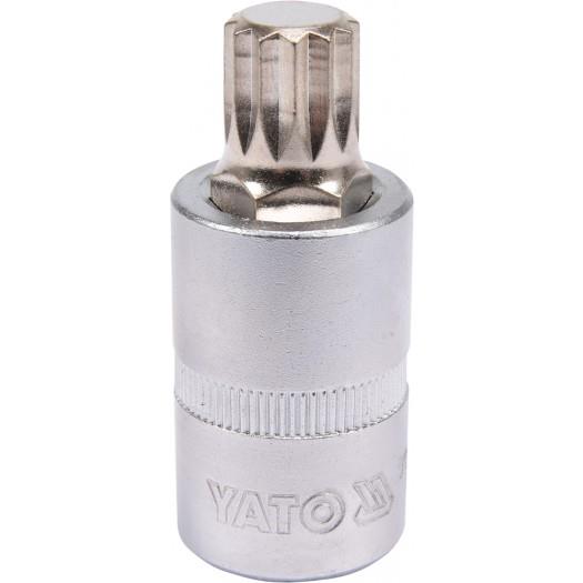 Yato YT-04345 Socket bit spline 1/2" m14 l50mm YT04345