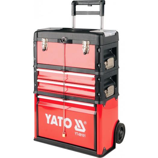 Yato YT-09101 Trolley tool box made up of 3 parts YT09101