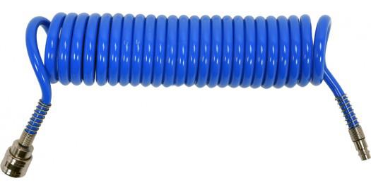 Yato YT-24204 Polyurethane spiral hose with quick releases, 6.5x10 mm, 5 m YT24204