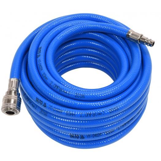 Yato YT-24224 PVC pneumatic hose, reinforced, with fittings 10 mm x 10 m YT24224