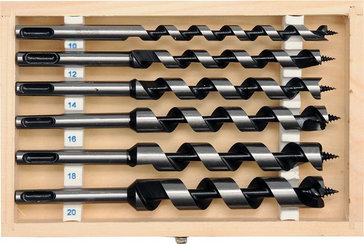 YT3300 Yato A set of twist drills for wood diameter 10-20 mm, 200 mm, 6 pcs