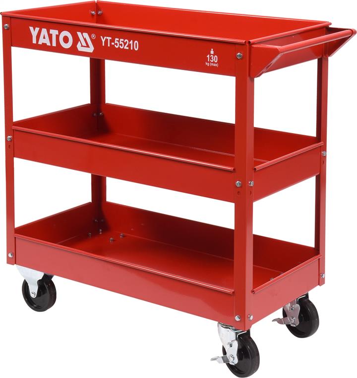 Yato YT-55210 Tool trolley 3 open shelves, load capacity 130 kg YT55210