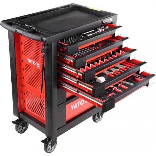 Yato YT-55290 Trolley on wheels with tools, 7 drawers, 211 elements, 980x770x465 mm YT55290