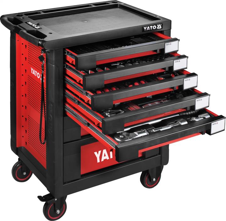 Yato YT-55293 Trolley on wheels with tools, 7 drawers, 165 elements, 958x766x465 mm YT55293