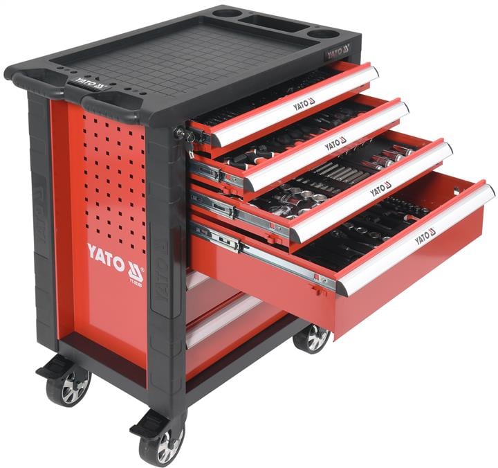 Yato YT-55300 Trolley on wheels with tools, 6 drawers, 177 elements, 975x765x465 mm YT55300