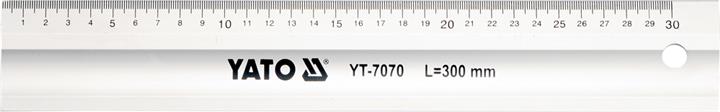 Yato YT-7070 Aluminium ruler, 300mm YT7070
