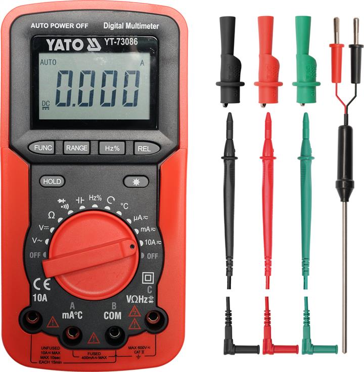 Yato YT-73086 Digital multimeter, phase sequence YT73086