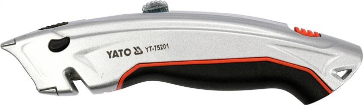 YT75201 Yato Knife with retractable trapezoidal blade 61x33mm