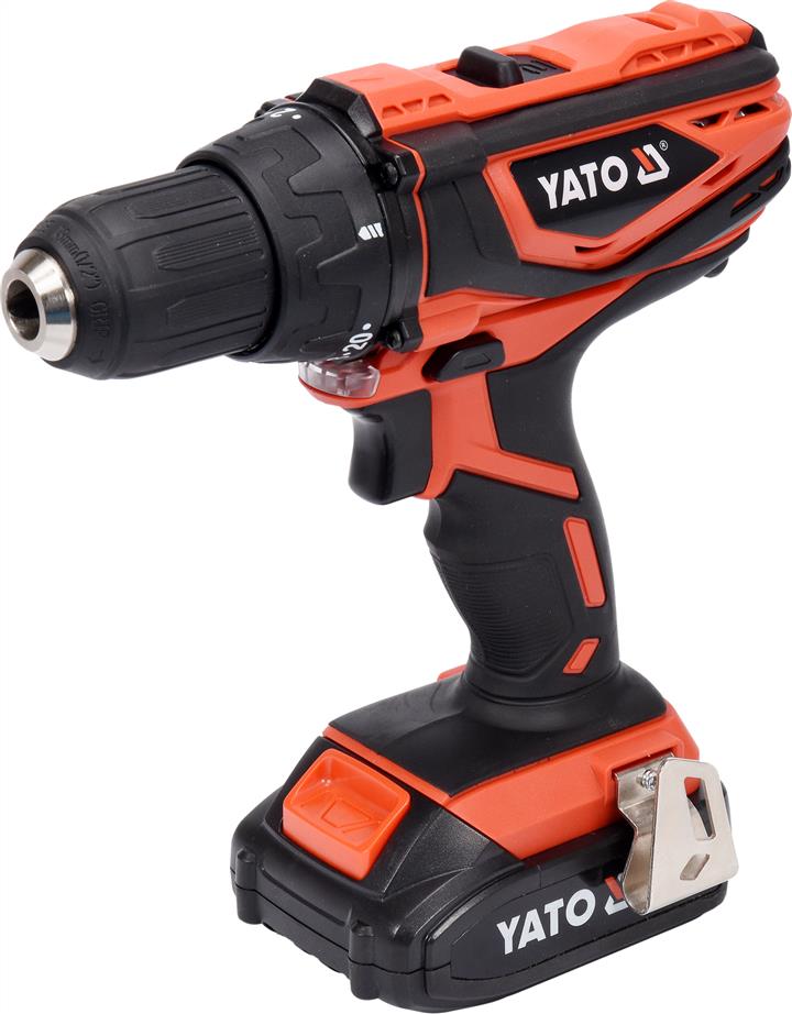 Yato YT-82780 Cordless screwdriver-drill, 1 battery 2 Ah, Li-Ion 18 V, 40 Nm, illuminated YT82780