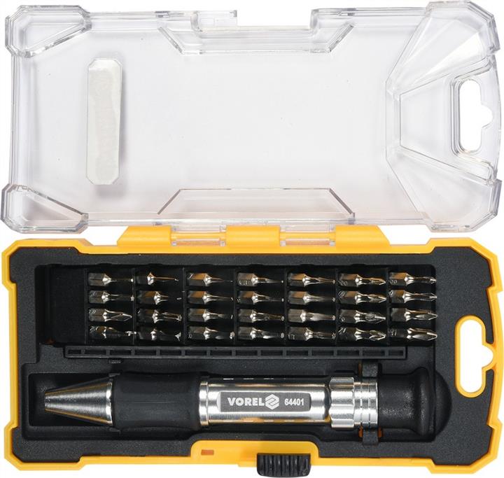 Screwdriver with replaceable nozzles Vorel 64401