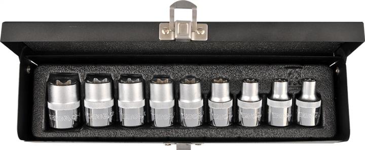 Torx socket set, large e10-e24, 9 pcs Yato YT-0521