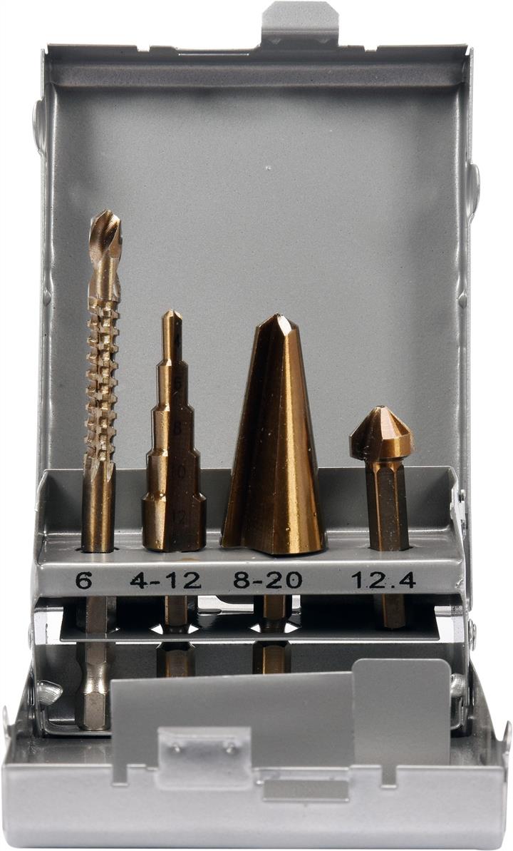 Universal drill bit set with hex holder, 4 pcs Yato YT-44705