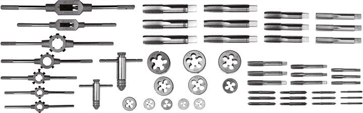Set of taps and dies M3-M20, 56 pcs. Yato YT-2979