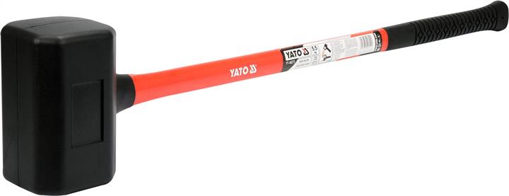Hammer without inertia with a rubber butt, 180x110x110 mm, 5.5 kg Yato YT-46273