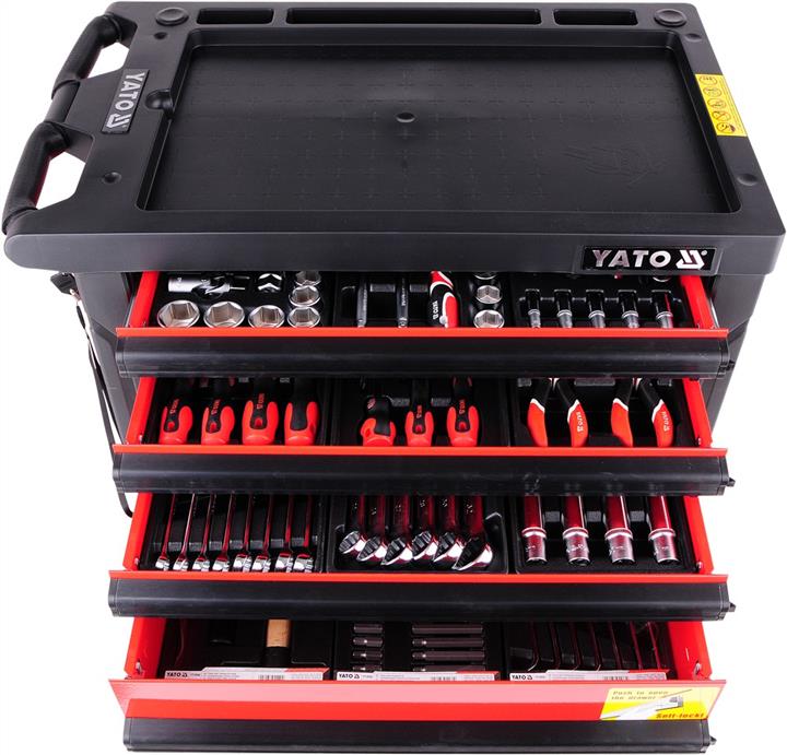 Tool trolley 177 items, 6 drawers, 958x766x465 mm Yato YT-5530