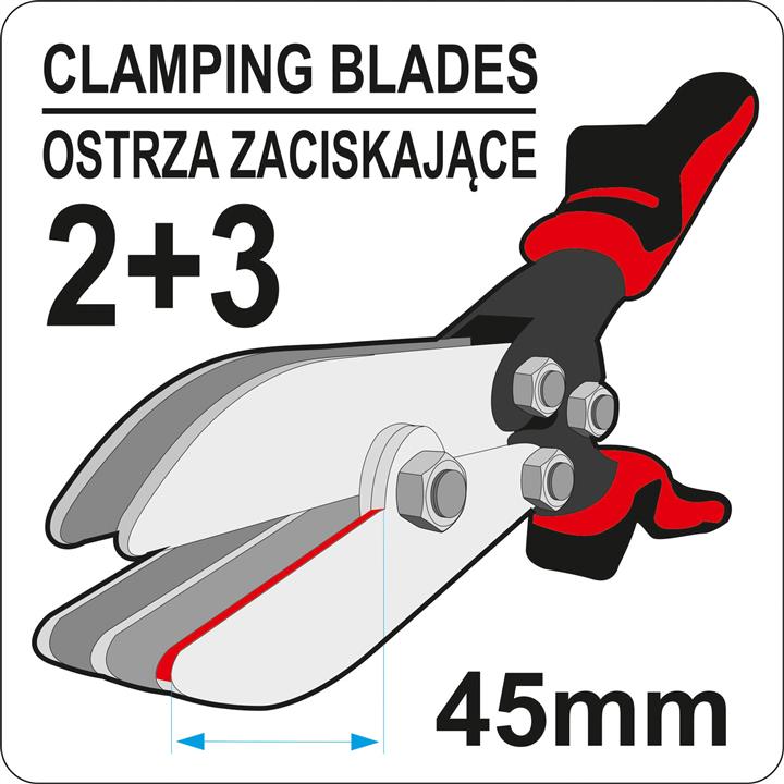 Pliers for corrugating pipes 260 mm Yato YT-22380