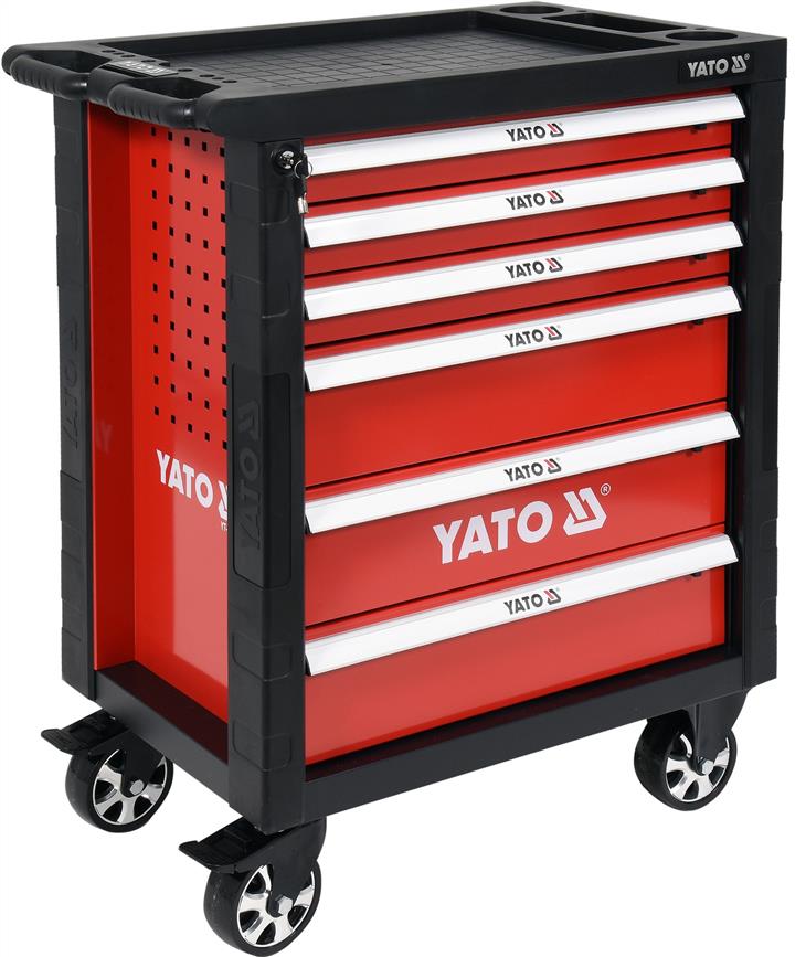 Yato Trolley on wheels with tools, 6 drawers, 177 elements, 975x765x465 mm – price 1916 PLN