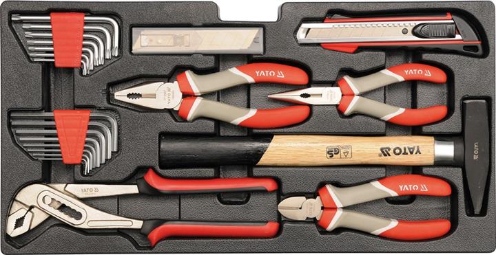 Tool box with tools Yato YT-38951