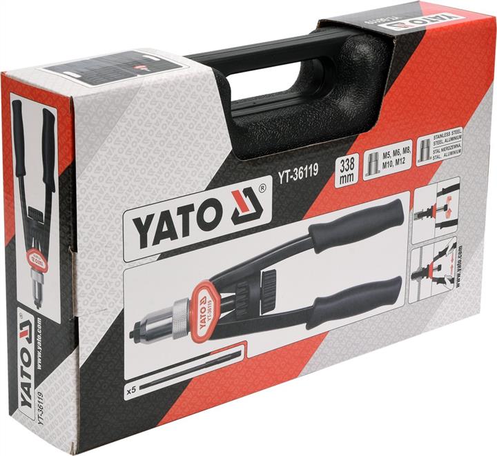 Yato Two-handed riveter for threaded rivets M5-M12, 338 mm – price 138 PLN