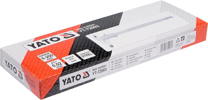 Yato Vernier caliper 200mm – price 121 PLN