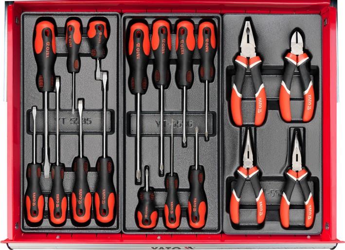 Yato Tool trolley 177 items, 6 drawers, 958x766x465 mm – price 2063 PLN