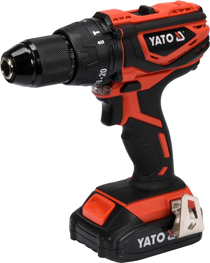 Yato YT-82788 Impact cordless screwdriver-drill, Li-Ion 18 V, 40 Nm, 2 Ah, chuck up to 13 mm diameter YT82788
