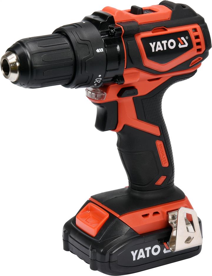 Yato YT-82794 Cordless screwdriver-drill, cordless, Li-Ion 18 V, 42 Nm, 2 Ah, chuck up to diameter 13 mm YT82794