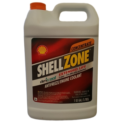 Shell 9404006021 Antifreeze concentrate G12 DEX-COOL, red, -80°C, 3.785 l 9404006021