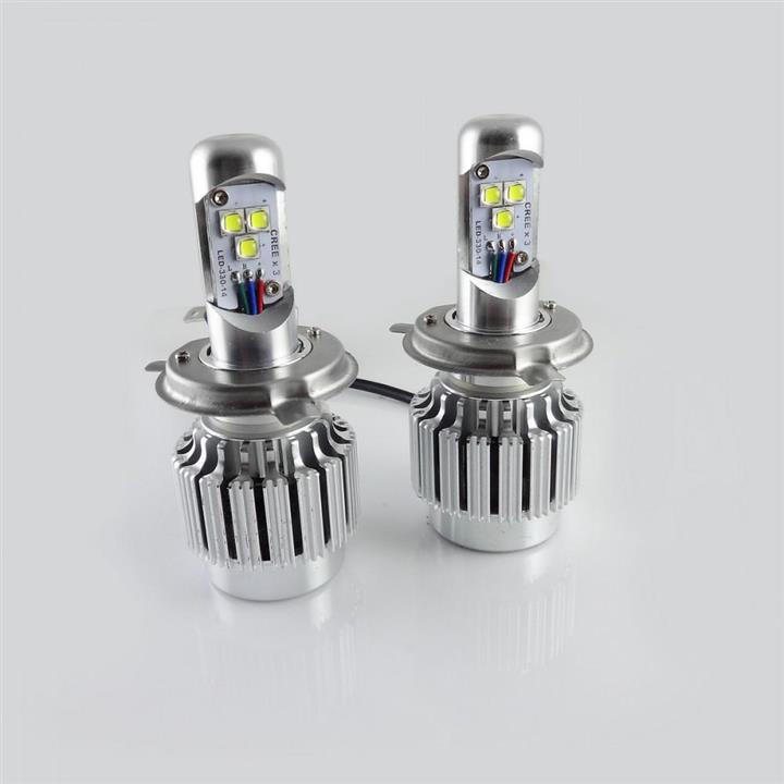 Sho-Me SM G1.2 H4 6000K 30W LED bulbs kit Sho-Me G1.2 H4 6000K SMG12H46000K30W