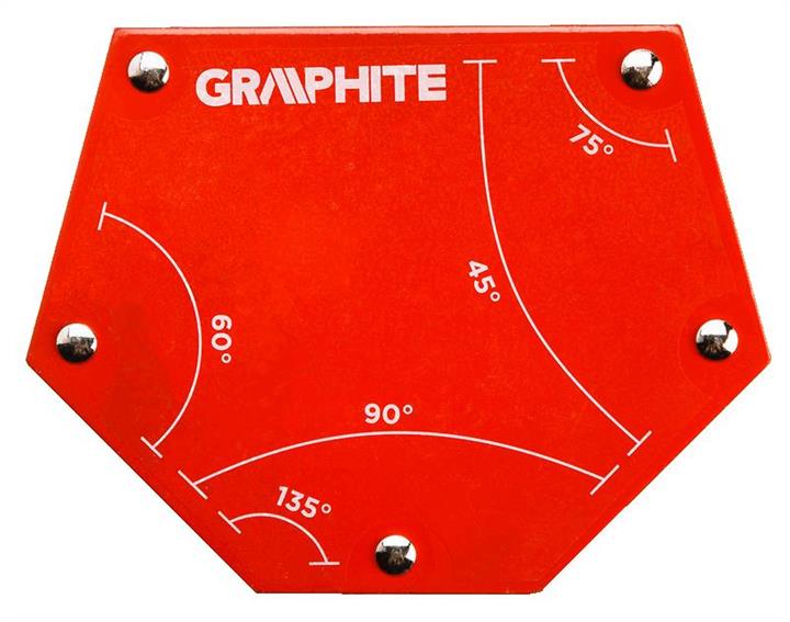 56H905 Graphite Welding magnetic angle holder, 111 x 136 x 24 mm