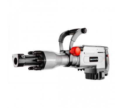 Graphite 58G867 Demolition hammer 1700W, impact energy 45J, impact rates 1300 r.p.m., weight 15kg in BMC with accessories 58G867