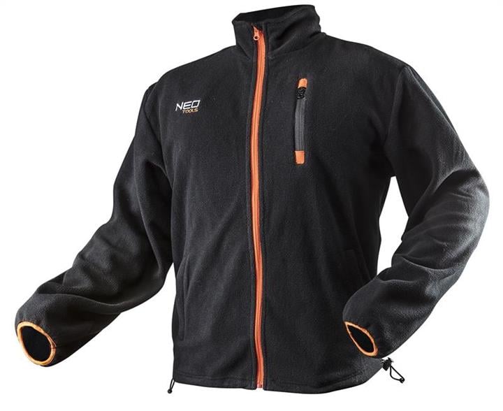 Fleece jacket, black, size L/52 Neo Tools 81-500-L