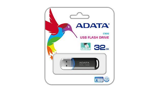 ADATA AC906-32G-RBK Flash A-DATA USB 2.0 C906 32Gb Black AC90632GRBK