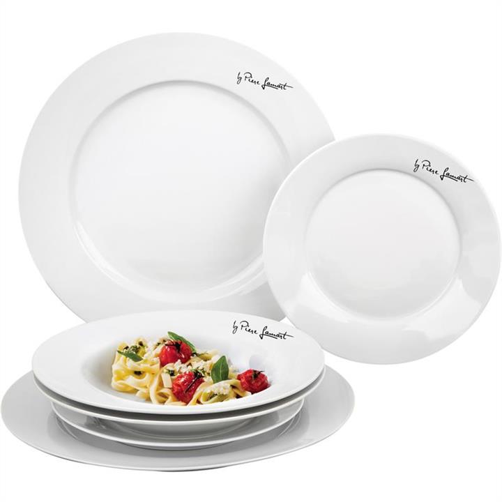 Lamart LT9001 Ceramic round plates set (6 pcs.) 27cm, 20cm, 19cm, white LT9001