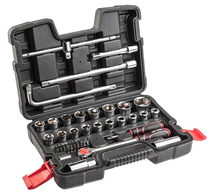 38D550 Top Tools Socket set 1/4", 1/2", 47 pcs.