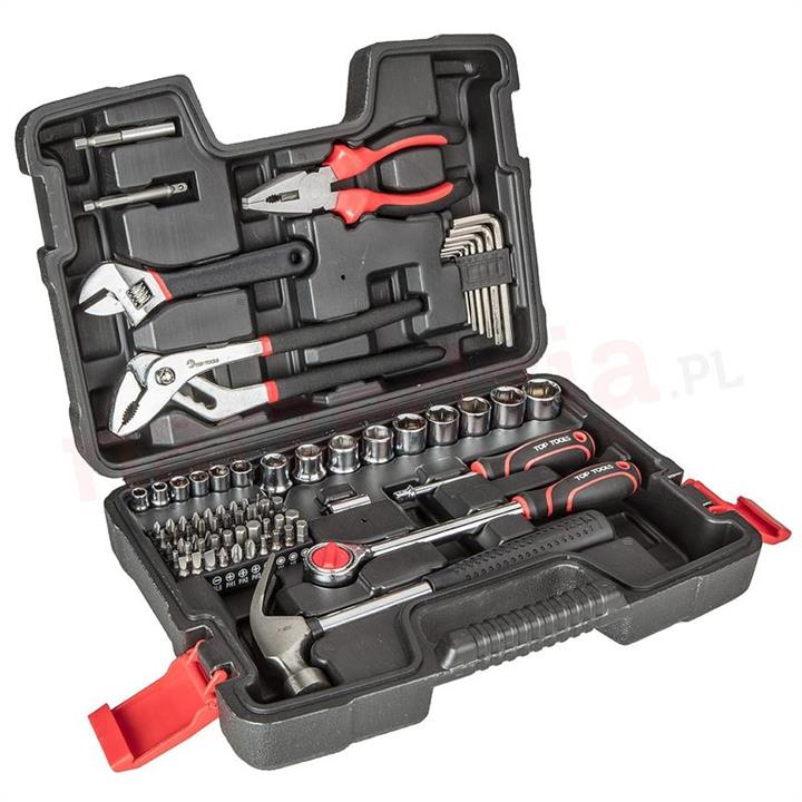 38D510 Top Tools Tool Kit Top Tools 1/4 ", 1/2", 81 pieces