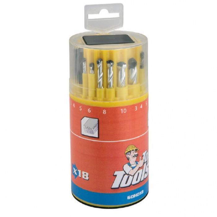 60H018 Top Tools Combination drill set 18pcs.