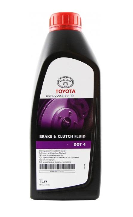 Toyota 08823-80112 Brake fluid DOT 4 BRAKE CLUTCH FLUID, 1 l 0882380112