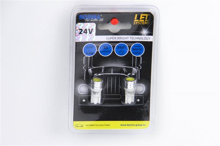 4007 Bosma LED lamp T10 24V W2,1x9,5d (2 pcs.)